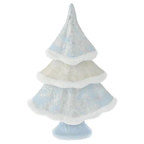 ICE BLUE CHRISTMAS TREE 41X21X59CM