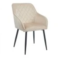 SIENA BEIGE VELVET ΥΦΑΣΜΑ ΠΟΛΥΘΡΟΝΑ ΜΕΤΑΛΛΙΚΗ