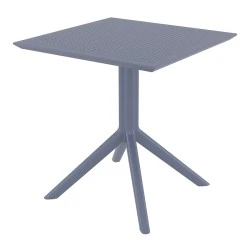 ΣΚΑΙ ΤΡΑΠΕΖΙ 80X80X74εκ. DARK GREY ΠΟΛ/ΝΙΟΥ - 20.0245 ΣΚΑΙ ΤΡΑΠΕΖΙ 80X80X74εκ. DARK GREY ΠΟΛ/ΝΙΟΥ - 20.0245