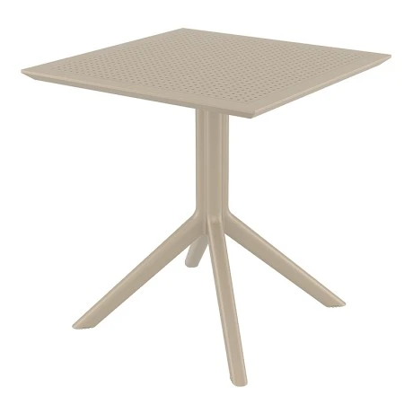 ΣΚΑΙ ΤΡΑΠΕΖΙ 80X80X74εκ. DOVE GREY ΠΟΛ/ΝΙΟΥ - 20.0247