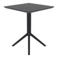 ΣΚΑΙ ΤΡΑΠΕΖΙ ΠΤΥΣ/ΝΟ 60Χ60X74εκ. BLACK ΠΟΛ/ΝΙΟΥ - 20.0283