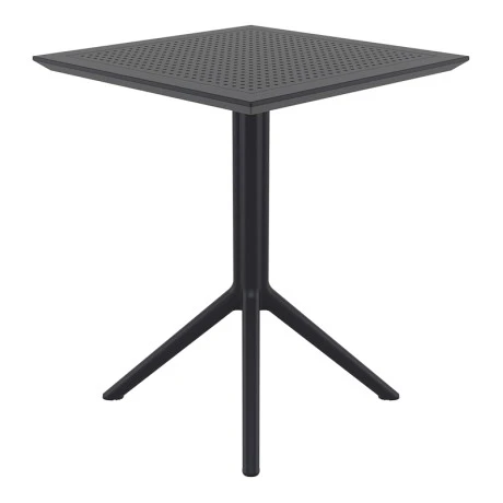 ΣΚΑΙ ΤΡΑΠΕΖΙ ΠΤΥΣ/ΝΟ 60Χ60X74εκ. BLACK ΠΟΛ/ΝΙΟΥ - 20.0283