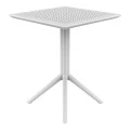 ΣΚΑΙ ΤΡΑΠΕΖΙ ΠΤΥΣ/ΝΟ 60Χ60X74εκ. WHITE ΠΟΛ/ΝΙΟΥ - 20.0280