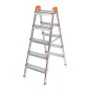 Double Step Perilla metal ladder 5+5 steps 117cm.