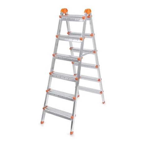 Double Step Perilla metal ladder 6+6 steps 137cm.