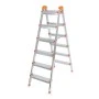 Double Step Perilla metal ladder 6+6 steps 137cm.