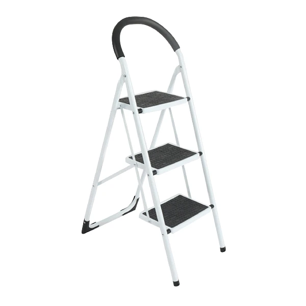 KUMTEL KMM-30 metallic 3 steps stepladder 107,5cm.