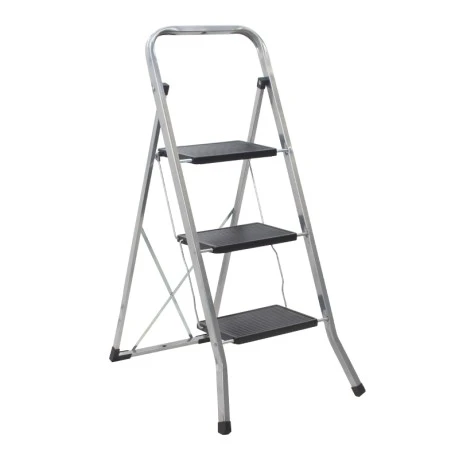 Step stool metal 3 steps 70cm.
