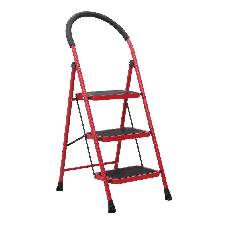 Step stool metal 3 steps 64cm.