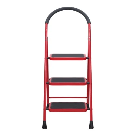 Step stool metal 3 steps 64cm.