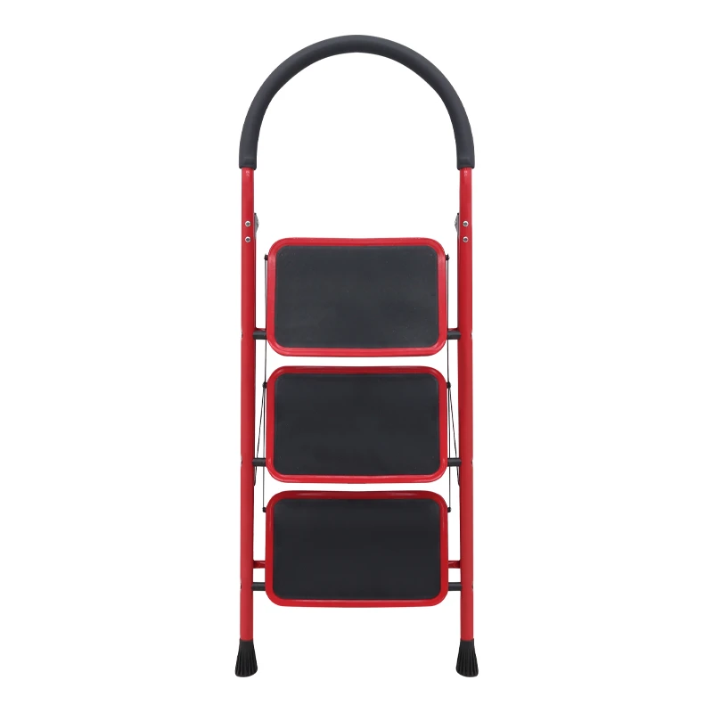 Step stool metal 3 steps 64cm.