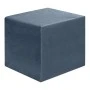 Σκαμπώ April Megapap βελούδινο χρώμα ανθρακί 40x40x40εκ.
