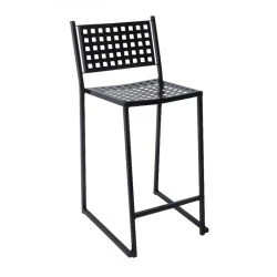 CAPRICE Bar Stool Steel Black