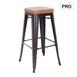 RELIX Bar Stool Steel Black Matte/Pu Camel RELIX Bar Stool Steel Black Matte/Pu Camel
