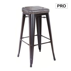 RELIX Bar Stool Steel Black Matte/Pu D.Grey RELIX Bar Stool Steel Black Matte/Pu D.Grey