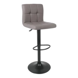 LINO Bar Stool Pu Cappuccino/Paint Black LINO Bar Stool Pu Cappuccino/Paint Black