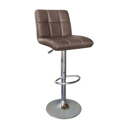 LINO Bar Stool Pu Dark Brown LINO Bar Stool Pu Dark Brown