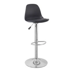 MARTIN Bar Stool Chrome/PP-Pu Black MARTIN Bar Stool Chrome/PP-Pu Black