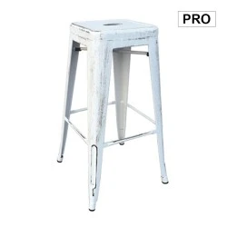 RELIX Bar Stool Steel Antique White