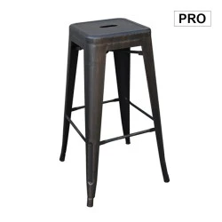 RELIX Bar Stool  Steel Antique Black