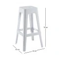 RELIX PP Bar Stool, White