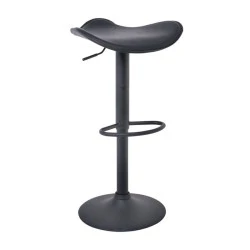 SADDLE Σκαμπώ BAR Μέταλλο Βαφή Μαύρο - Pvc Μαύρο SADDLE Σκαμπώ BAR Μέταλλο Βαφή Μαύρο - Pvc Μαύρο