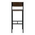 STAB BAR Stool Metal Anthracite/Antique Brown