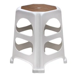 Desia Megapap polypropylene stool in white color 37x37x45cm. Desia Megapap polypropylene stool in white color 37x37x45cm.