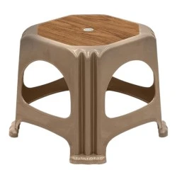 Desia Megapap polypropylene stool in beige color 35x35x32cm. Desia Megapap polypropylene stool in beige color 35x35x32cm.