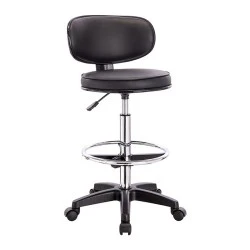 BF406 Reception-Cashier Bar Stool, Pu Black BF406 Reception-Cashier Bar Stool, Pu Black