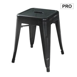 RELIX Low Stool Steel Black RELIX Low Stool Steel Black