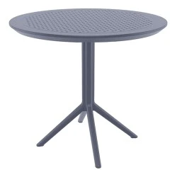 SKY DARK GREY Φ105X74εκ. ΤΡΑΠΕΖΙ ΠΟΛ/ΝΙΟΥ SKY DARK GREY Φ105X74εκ. ΤΡΑΠΕΖΙ ΠΟΛ/ΝΙΟΥ