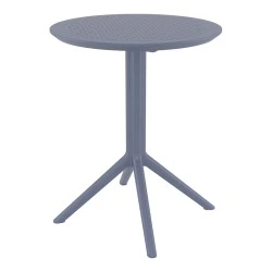 SKY DARK GREY Φ60X74εκ. ΤΡΑΠΕΖΙ ΠΤΥΣ/ΝΟ ΠΟΛ/ΝΙΟΥ SKY DARK GREY Φ60X74εκ. ΤΡΑΠΕΖΙ ΠΤΥΣ/ΝΟ ΠΟΛ/ΝΙΟΥ