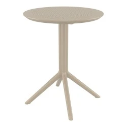 SKY TAUPE Φ60X74εκ. ΤΡΑΠΕΖΙ ΠΤΥΣ/ΝΟ ΠΟΛ/ΝΙΟΥ SKY TAUPE Φ60X74εκ. ΤΡΑΠΕΖΙ ΠΤΥΣ/ΝΟ ΠΟΛ/ΝΙΟΥ