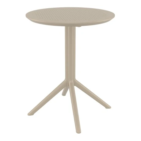 SKY TAUPE Φ60X74εκ. ΤΡΑΠΕΖΙ ΠΤΥΣ/ΝΟ ΠΟΛ/ΝΙΟΥ