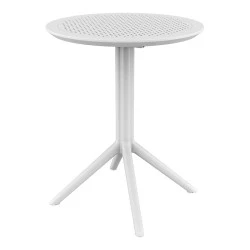 SKY WHITE Φ60X74εκ. ΤΡΑΠΕΖΙ ΠΤΥΣ/ΝΟ ΠΟΛ/ΝΙΟΥ SKY WHITE Φ60X74εκ. ΤΡΑΠΕΖΙ ΠΤΥΣ/ΝΟ ΠΟΛ/ΝΙΟΥ