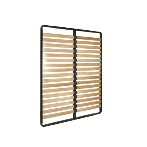 Metal frame with anatomical boards 151x195cm.