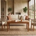 SPRING Table 100x50cm, Acacia Natural