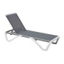 SUMMER K/D Sunlounger ALU, PP White, Textilene Grey
