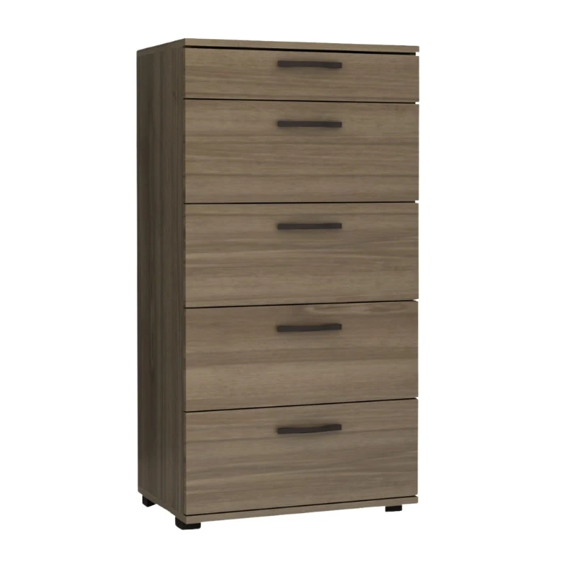 Συρταριέρα Helia Megapap χρώμα καρυδί 60x44x108εκ.