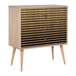 Συρταρτιέρα Soho Megapap χρώμα sonoma 80x40x90εκ.