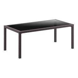 ΤΑΙΤΙ BROWN 180Χ94Χ75εκ. ΤΡΑΠΕΖΙ ΜΕ ΤΖΑΜΙ ΠΟΛ/ΝΙΟΥ - 53.0200
