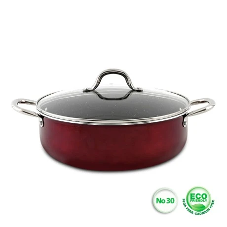 Keystone Electra Granite Shallow non-stick pot No30 made of cast aluminum 6.9lt