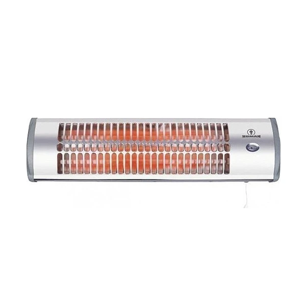Θερμάστρα Μπάνιου Χαλαζία (Quartz) Επιτοίχια 1500W HUMAN LX-2900