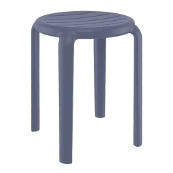 TOM 45εκ. ΣΚΑΜΠΟ DARK GREY ΠΟΛ/ΝΙΟΥ TOM 45εκ. ΣΚΑΜΠΟ DARK GREY ΠΟΛ/ΝΙΟΥ