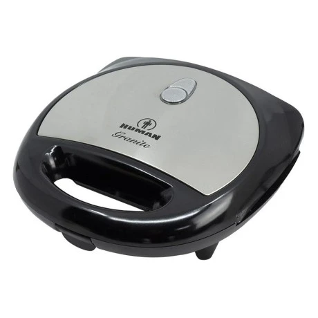 Τοστιέρα - σαντουιτσιέρα 750W Human HU-130 χρώμα μαύρο - ασημί