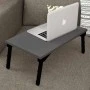 Sidon Megapap melamine laptop table in anthracite color 60x35,5x23,5cm.