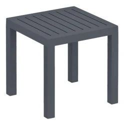 Τραπεζάκι ρητίνης σε σκούρο γκρι χρώμα 45x45x45 εκ. OCEAN SIESTA Τραπεζάκι ρητίνης σε σκούρο γκρι χρώμα 45x45x45 εκ. OCEAN SIESTA