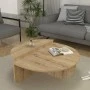Nilvia Megapap melamine coffee table in sapphire color  Ø85x35cm.