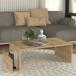 Regnar Megapap melamine coffee table in sapphire oak color 100.6x55x31.8cm. Regnar Megapap melamine coffee table in sapphire oak color 100.6x55x31.8cm.